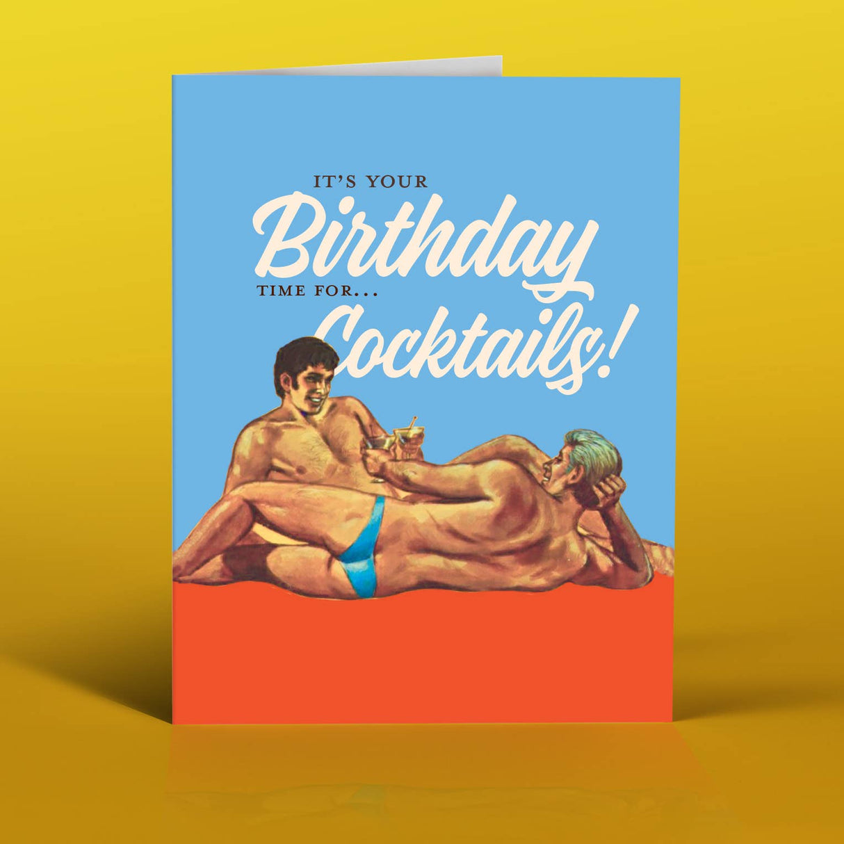 Cocktails Birthday Card