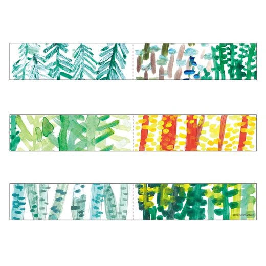 Clear Nature Washi Tape by Artist Miroko Machiko