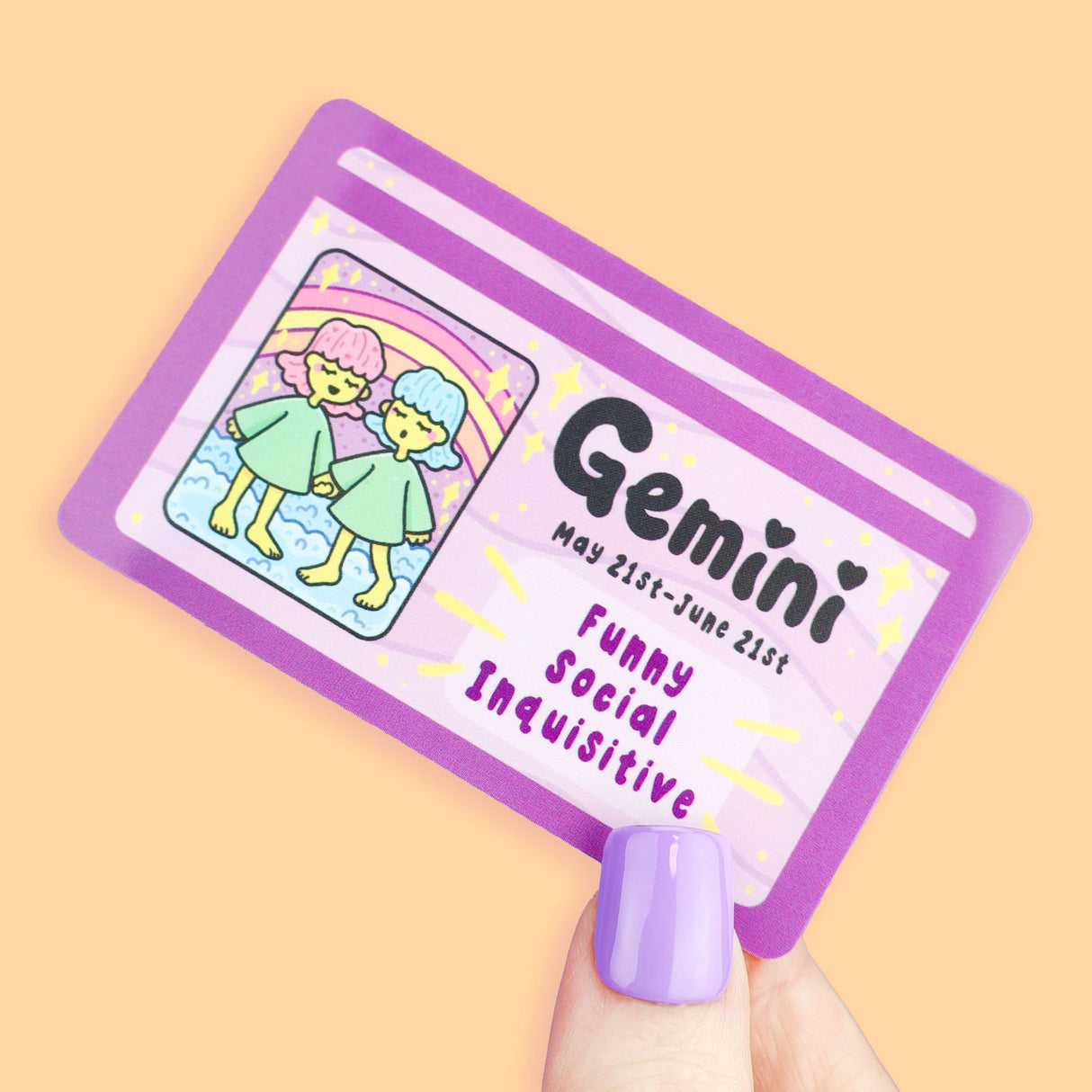 Gemini Zodiac Fake ID Drivers License
