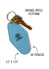 Hot Girls Hit Curbs Motel Keychain