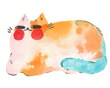 Loaf Cat Art Print