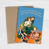 Raising Kids Together Greeting Card