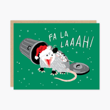 Fa La Possum Holiday Card