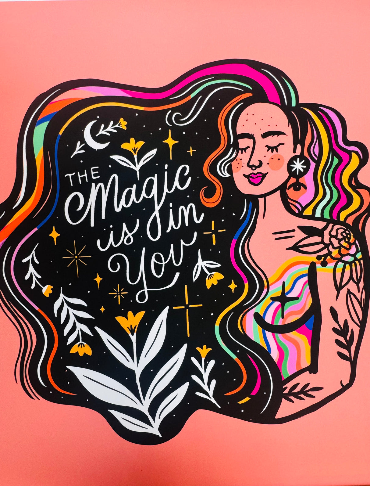 Magic is in you Square print