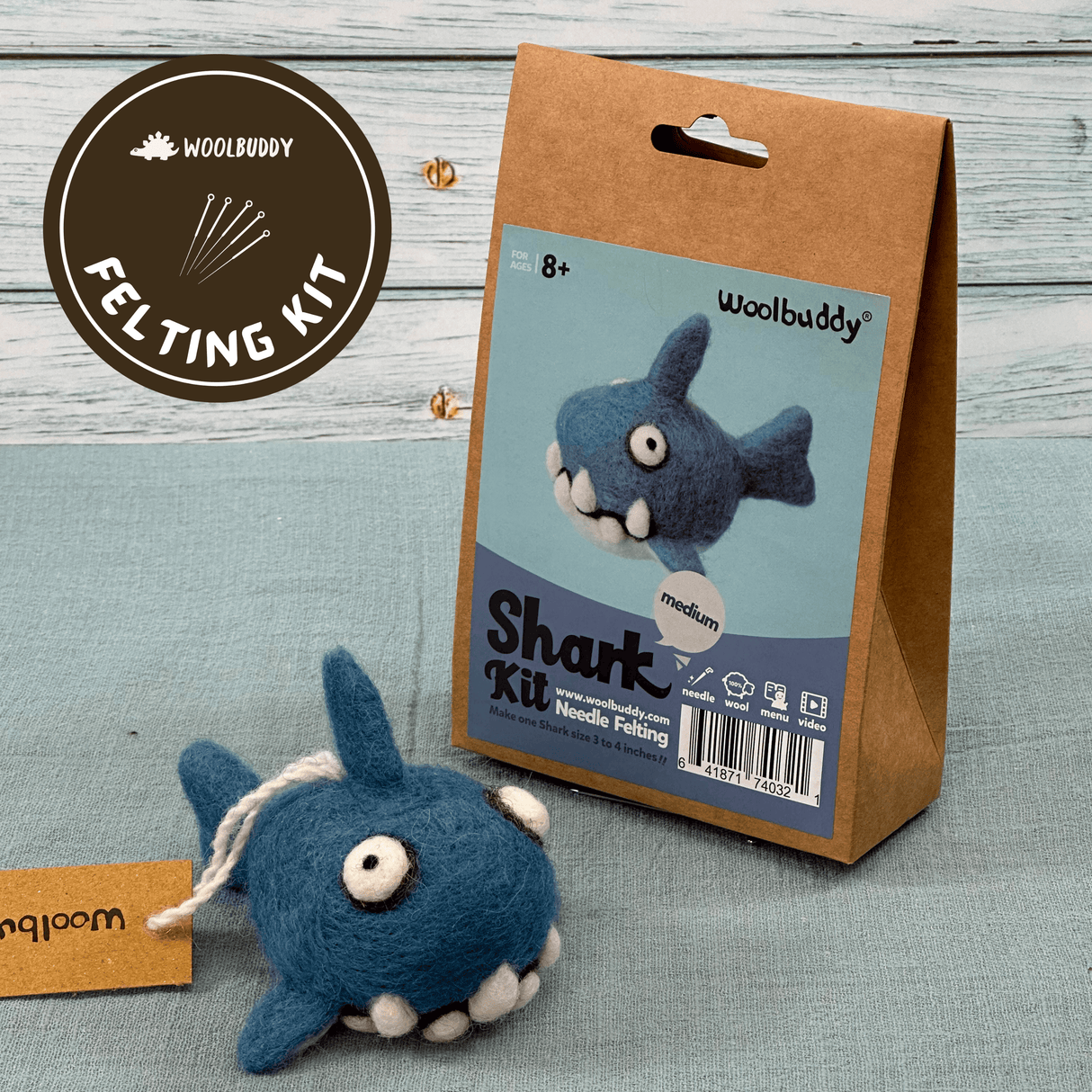 Shark DIY Needle Felting Kit
