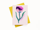 Tulip Thank You Greeting Card