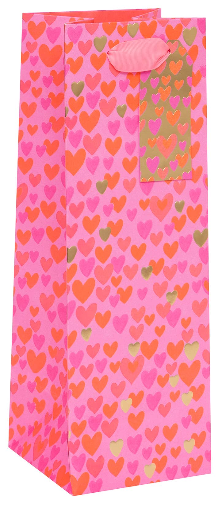 XL Love Hearts Bottle Gift Bag