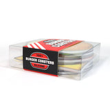 8 pc Burger Coaster Set — Stackable Silicone Drink Coasters