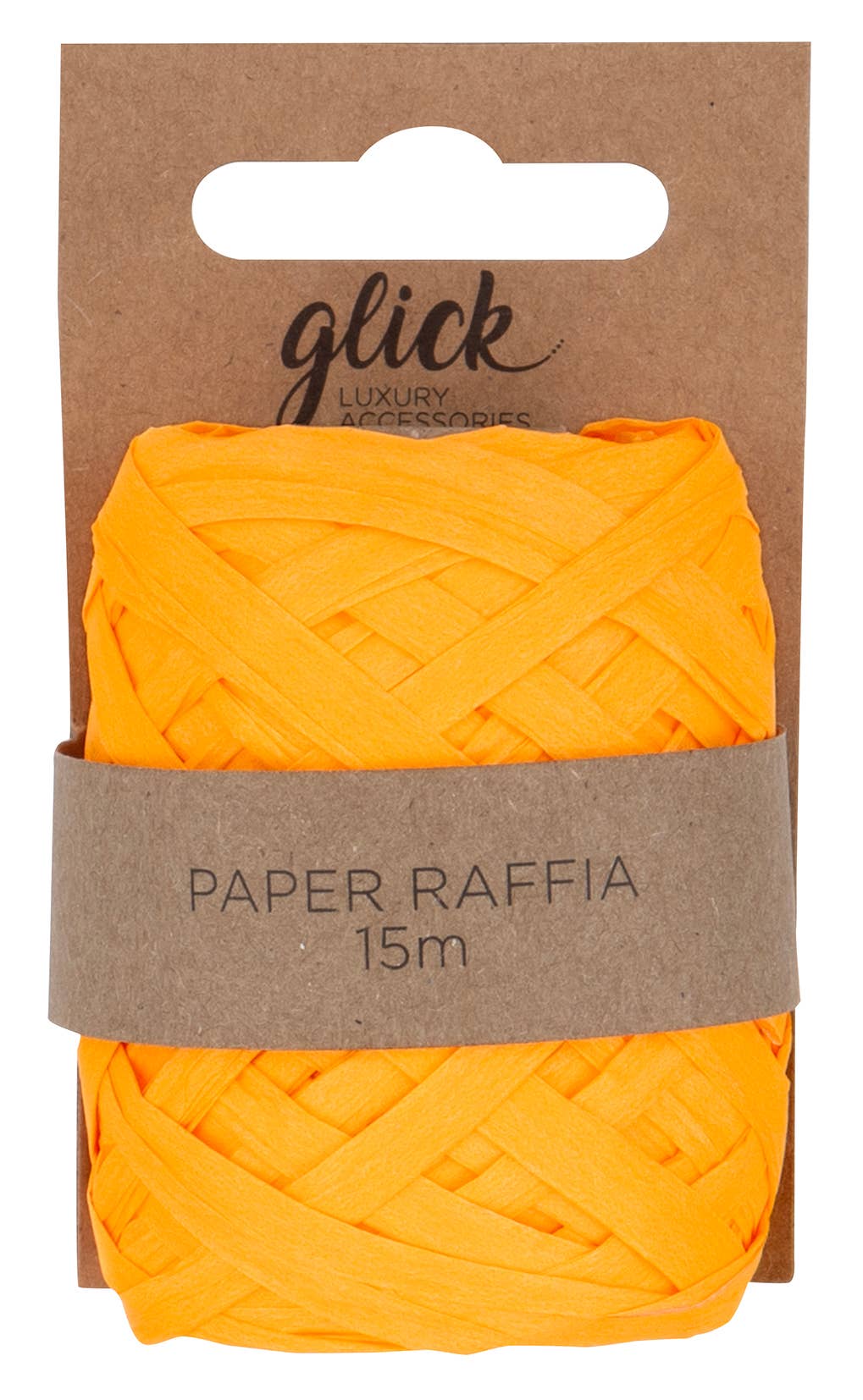 Paper Raffia - Neon Orange
