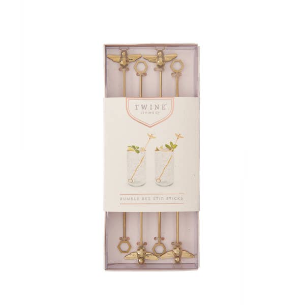 Bumble Bee Stir Sticks - Set of 4