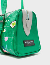 Esther Irish Green Satchel Mini Bag - Floralia Design