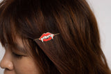 Vampire Lips Hairpin 18k Gold