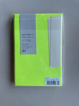 Washi Paper Neon Red Seal Stamp Notebook by Shogado