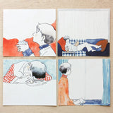 Holiday, Early Afternoon Memo Block Pad Illustrated by Sayuri Fujimaki