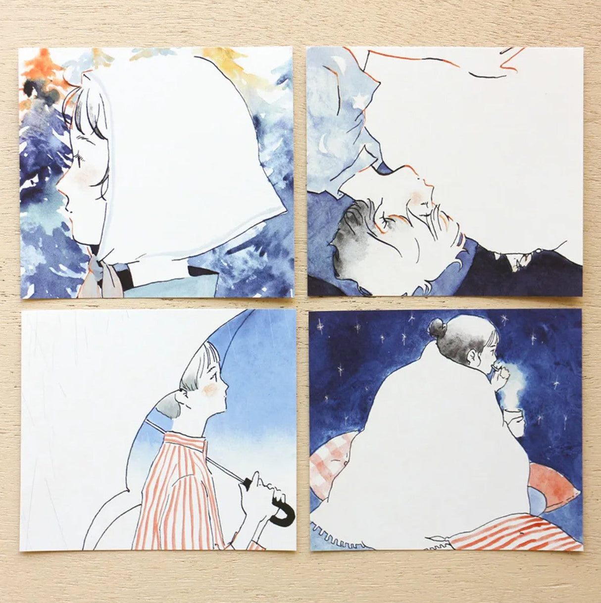 Katachi Memo Block Pad Illustrated by Sayuri Fujimaki