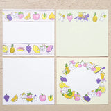 Carry Fruits Everybody Memo Block Pad Illustrated by Heisuke Kitazawa