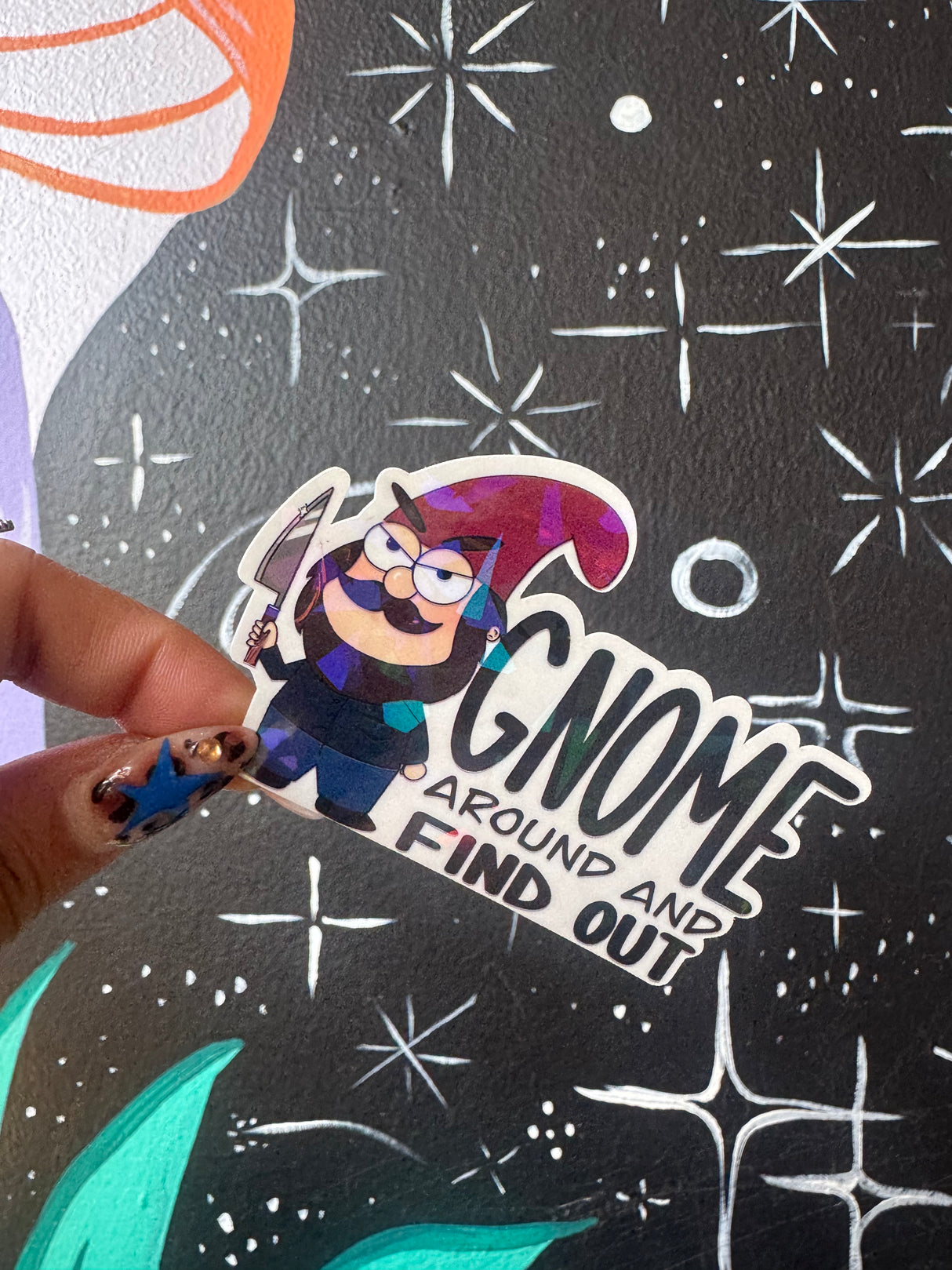 Gnome around and find out sticker