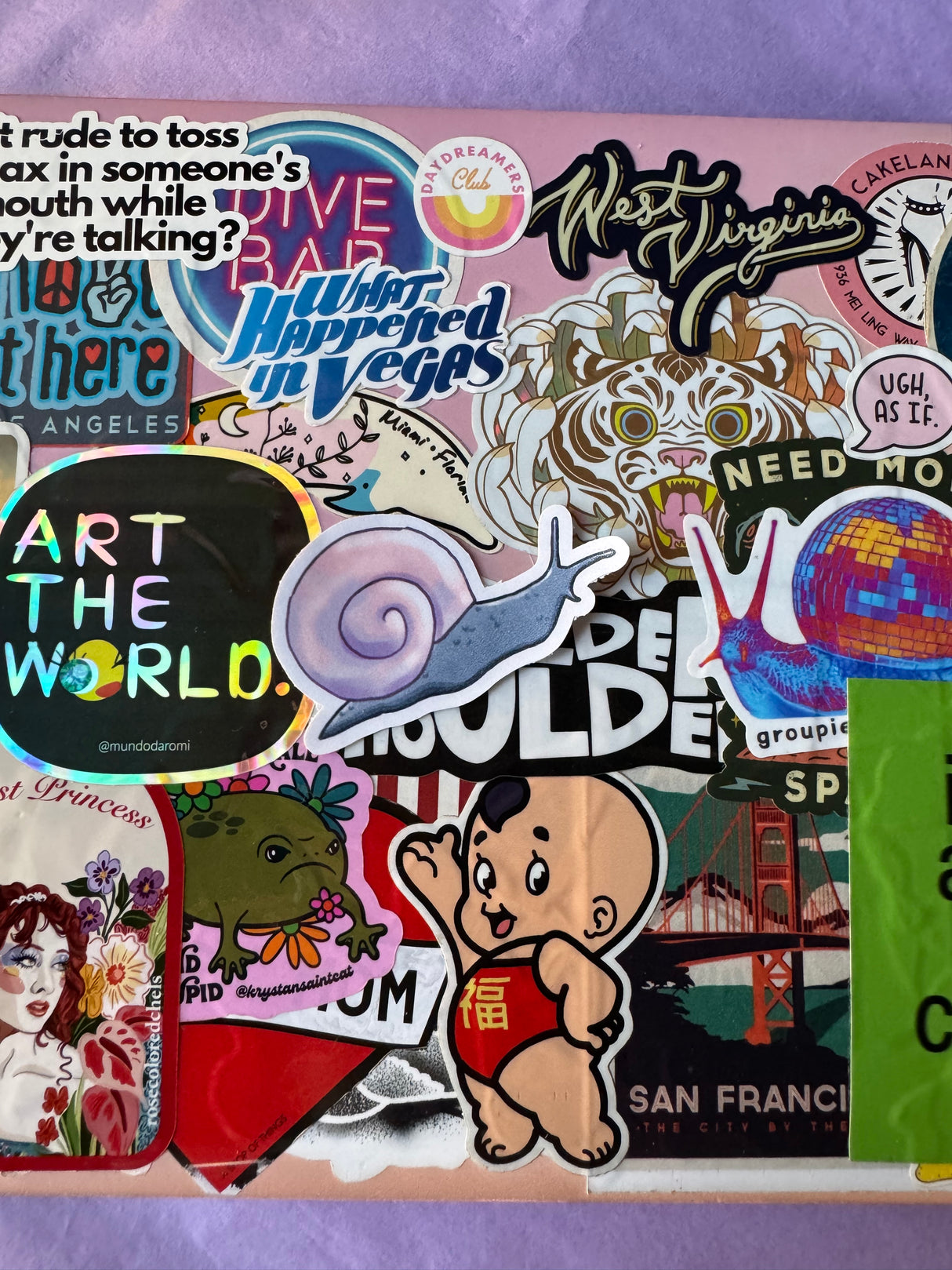 Pastel Snail Vinyl Sticker