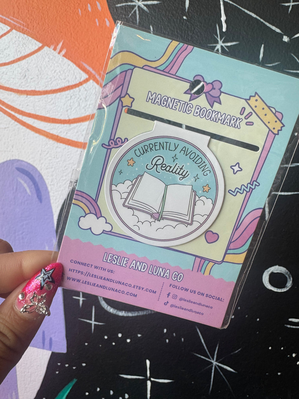 Currently Avoiding Reality Magnetic Bookmark
