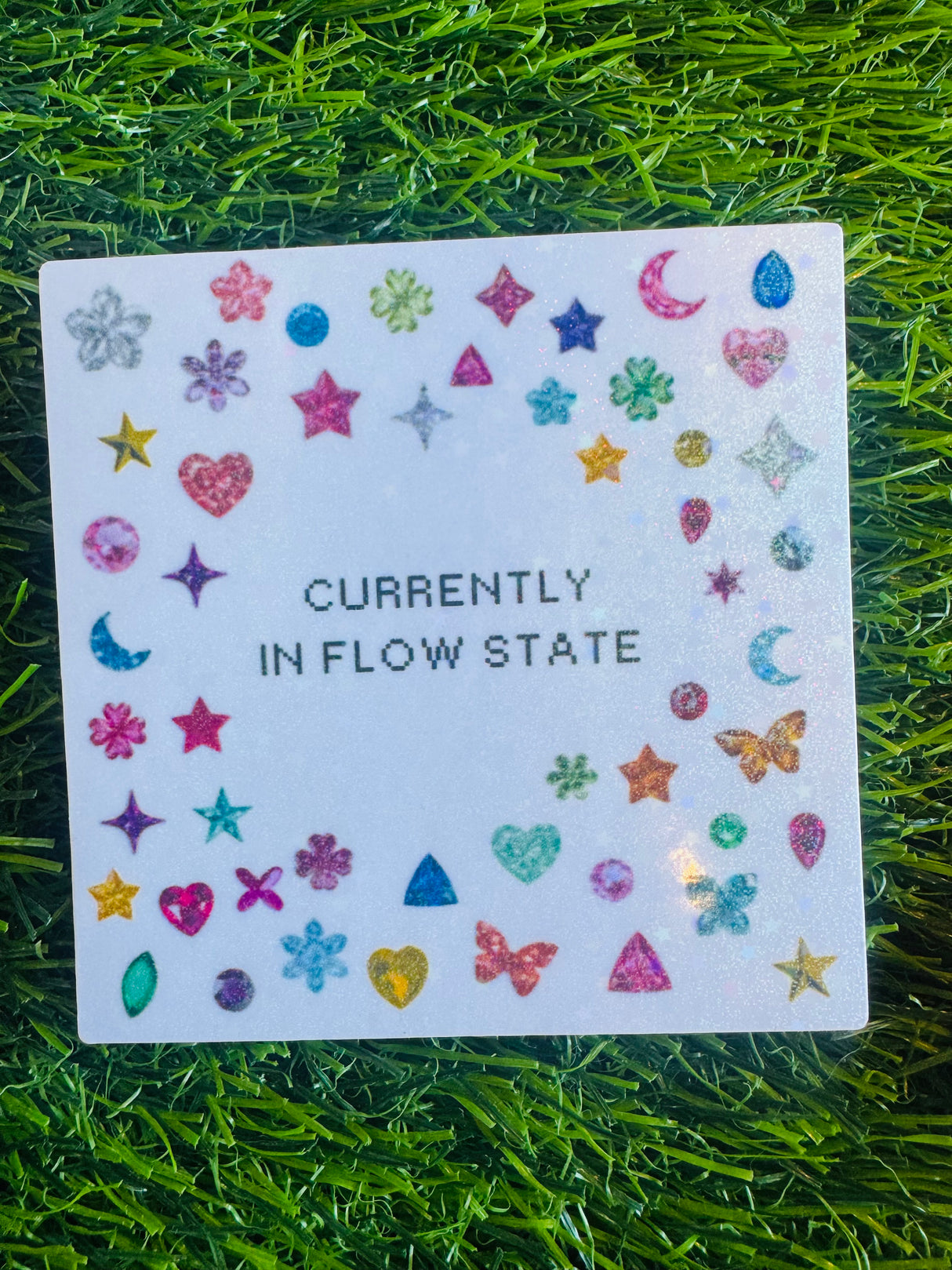 Currently in Flow State Sticker