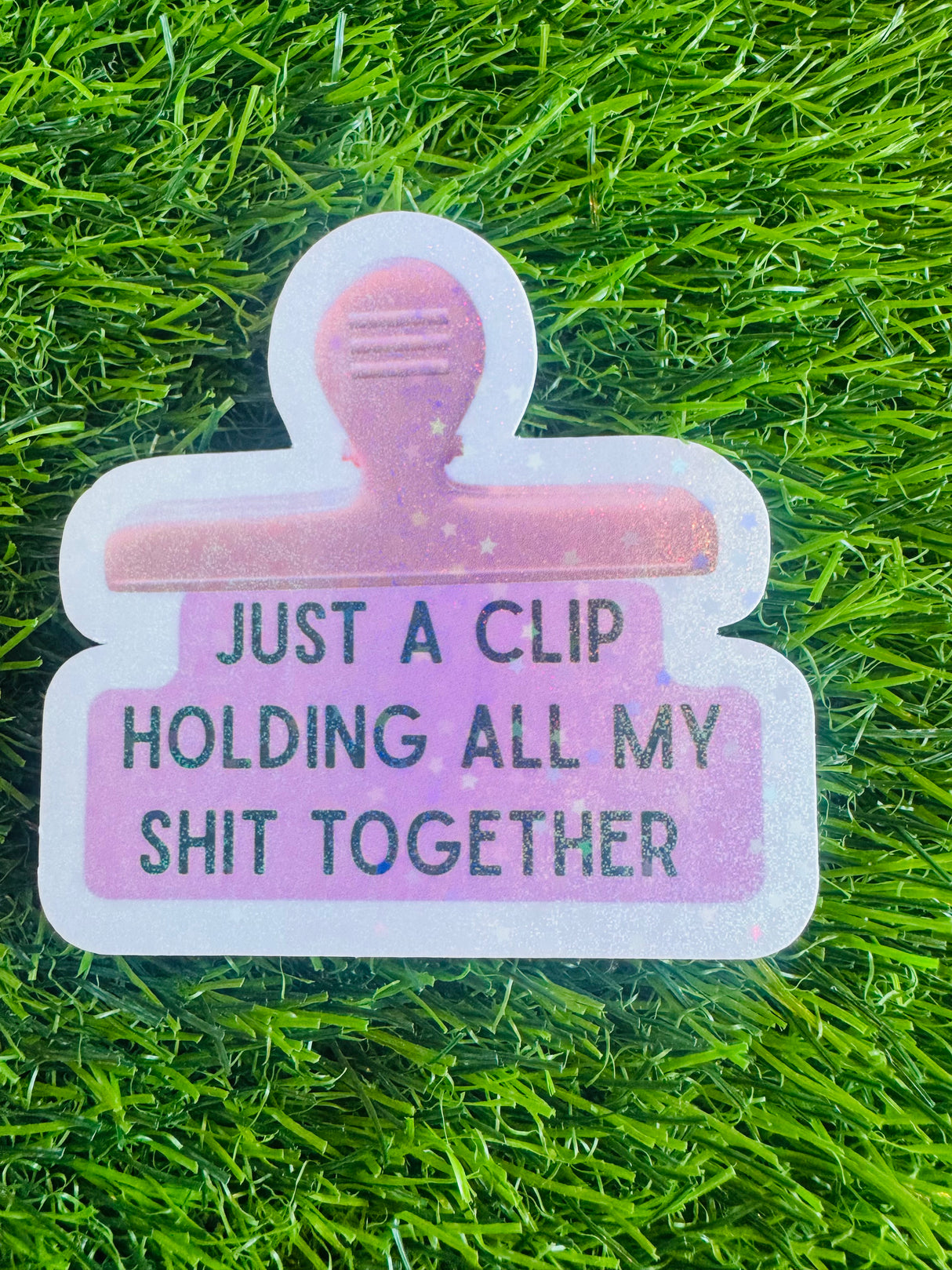 Just a Clip Sticker