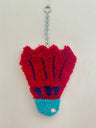 Shuttlecock Mug Rug Coaster | Kansas City Icon | Tufted Wall Hanging | Handmade Fruit Accent Rug (Copy)