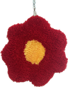 Flower Mug Rug Coaster | Tufted Wall Hanging | Handmade Fruit Accent Rug