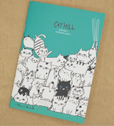 Cat Hill B6 Notebook by Artist Shinzi Katoh