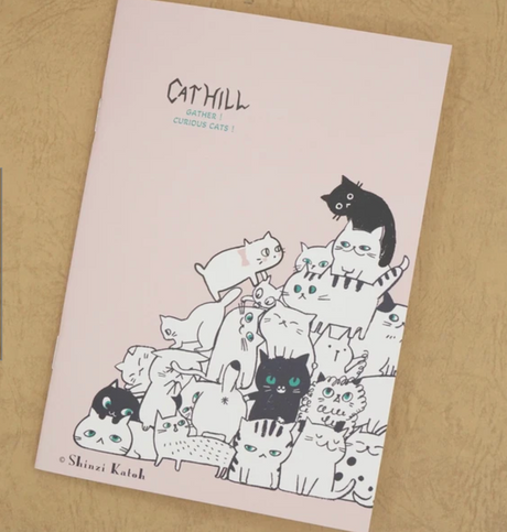 Cat Hill B6 Notebook by Artist Shinzi Katoh