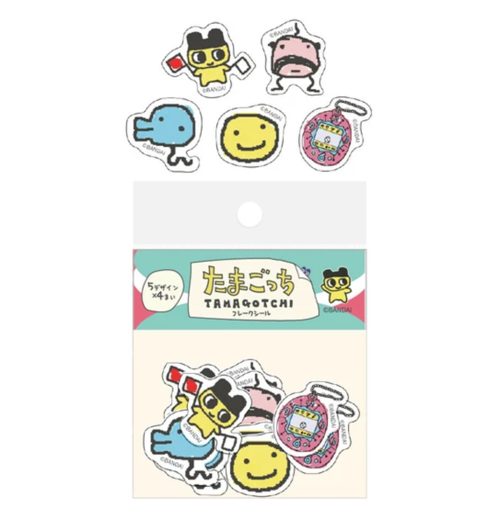 Tamagotchi Washi Tape Flake Stickers