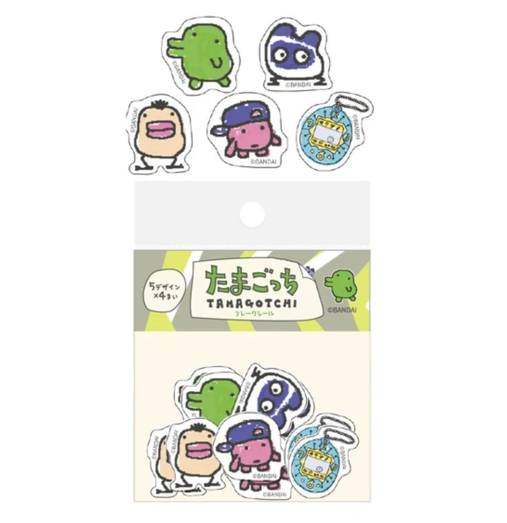 Tamagotchi Washi Tape Flake Stickers
