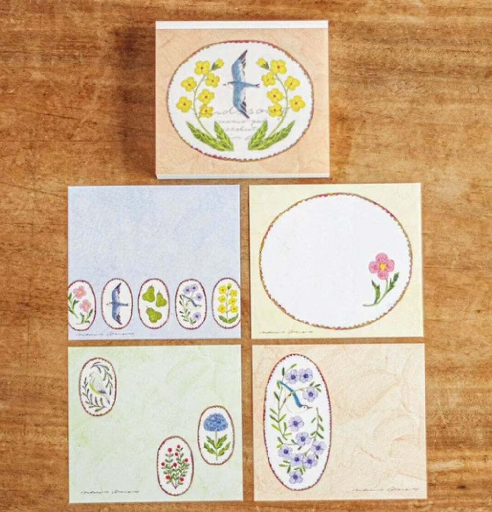 Bird's Song Memo Pads by Cozyca