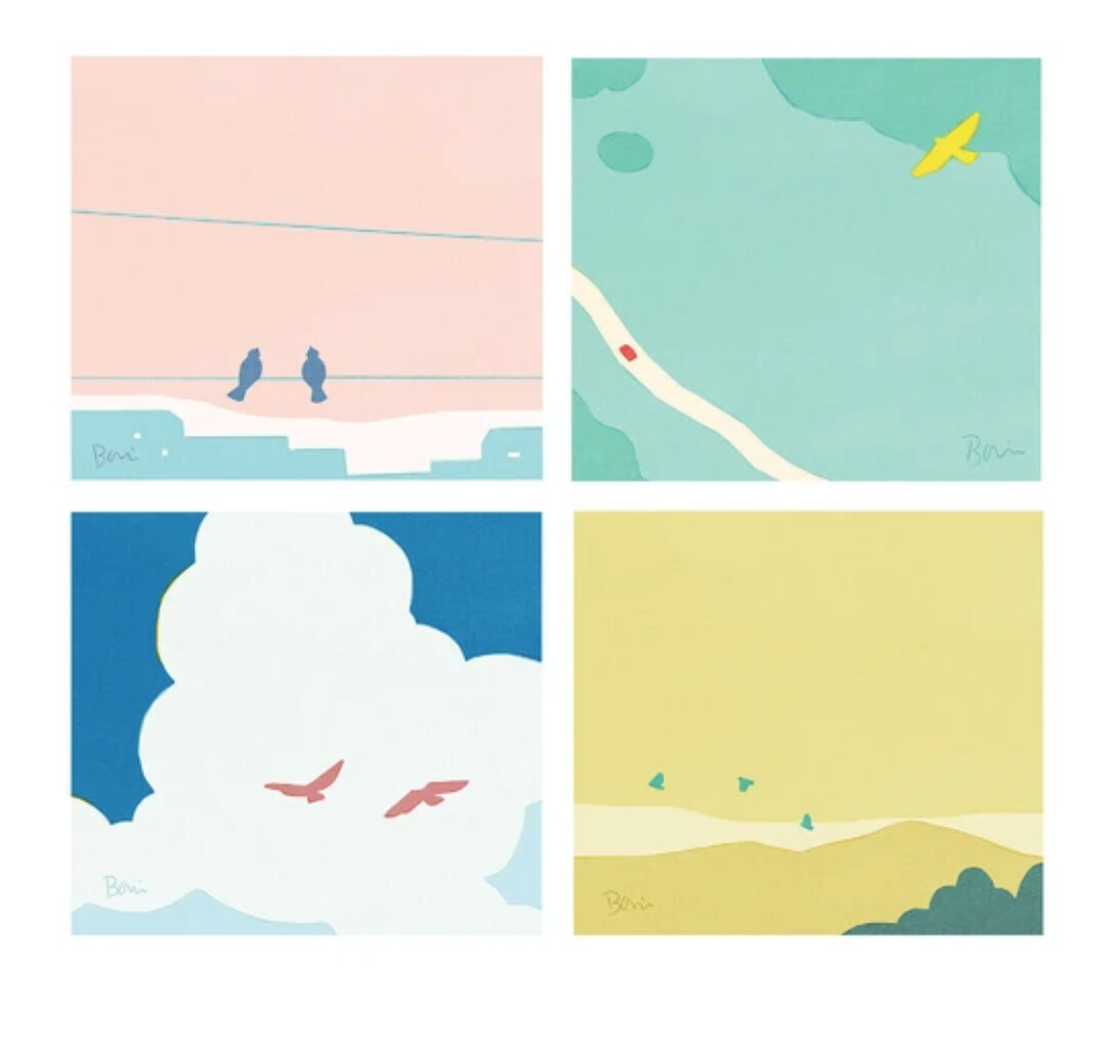Bird Memo Pads by Taku Bannai