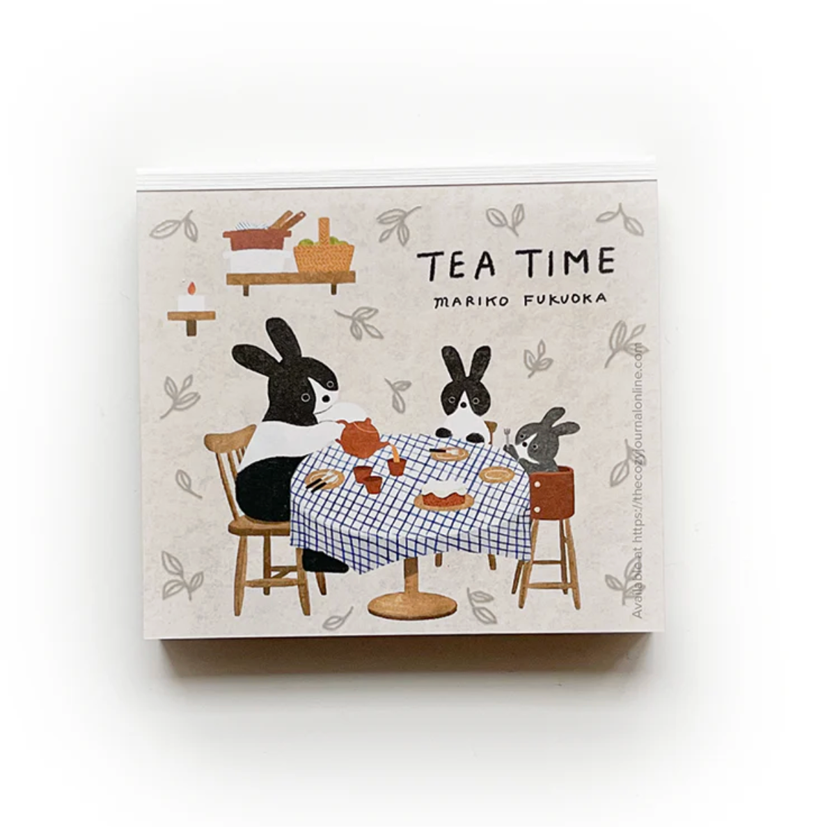 Tea Time Block Memo Illustrated by Mariko Fukuda