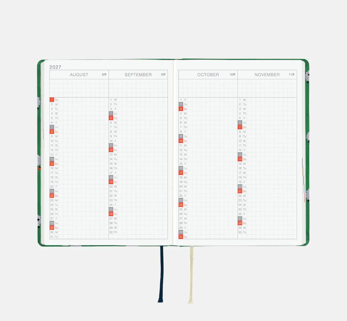 PREORDER: Hobonichi Techo 2027 HON Bow & Tie: Sheep Sheep Sheep