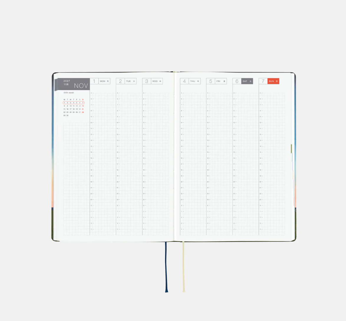 PREORDER: Hobonichi Techo 2027 HON Hiroko Kubota: String Telephone Until the Moon is Full