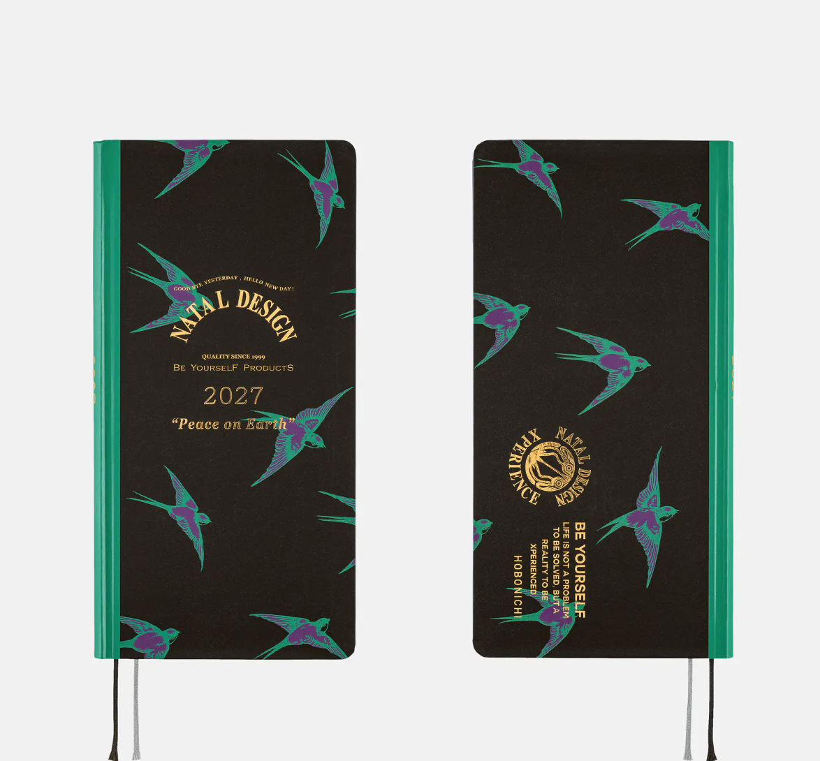 PREORDER: Hobonichi Techo 2027 Weeks Natal Design: Lucky Swallow