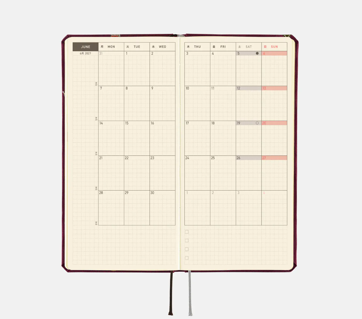 PREORDER: Hobonichi Techo 2027 Weeks V&A Series
