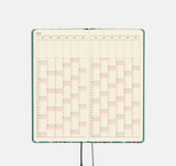 PREORDER: Hobonichi Techo 2027 Weeks Yumi Kitagishi: White Cat Wallpaper