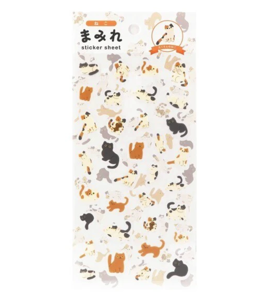 Illustrated PET Sticker Sheet by World Craft