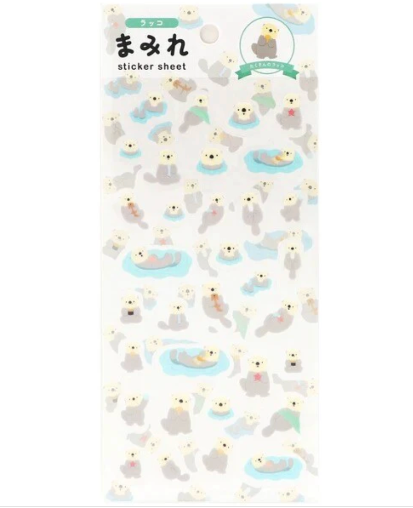 Illustrated PET Sticker Sheet by World Craft