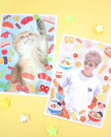 Illustrated PET Sticker Sheet by World Craft