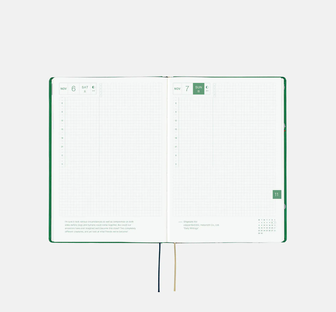 PREORDER: Hobonichi Techo 2027 HON Bow & Tie: Sheep Sheep Sheep