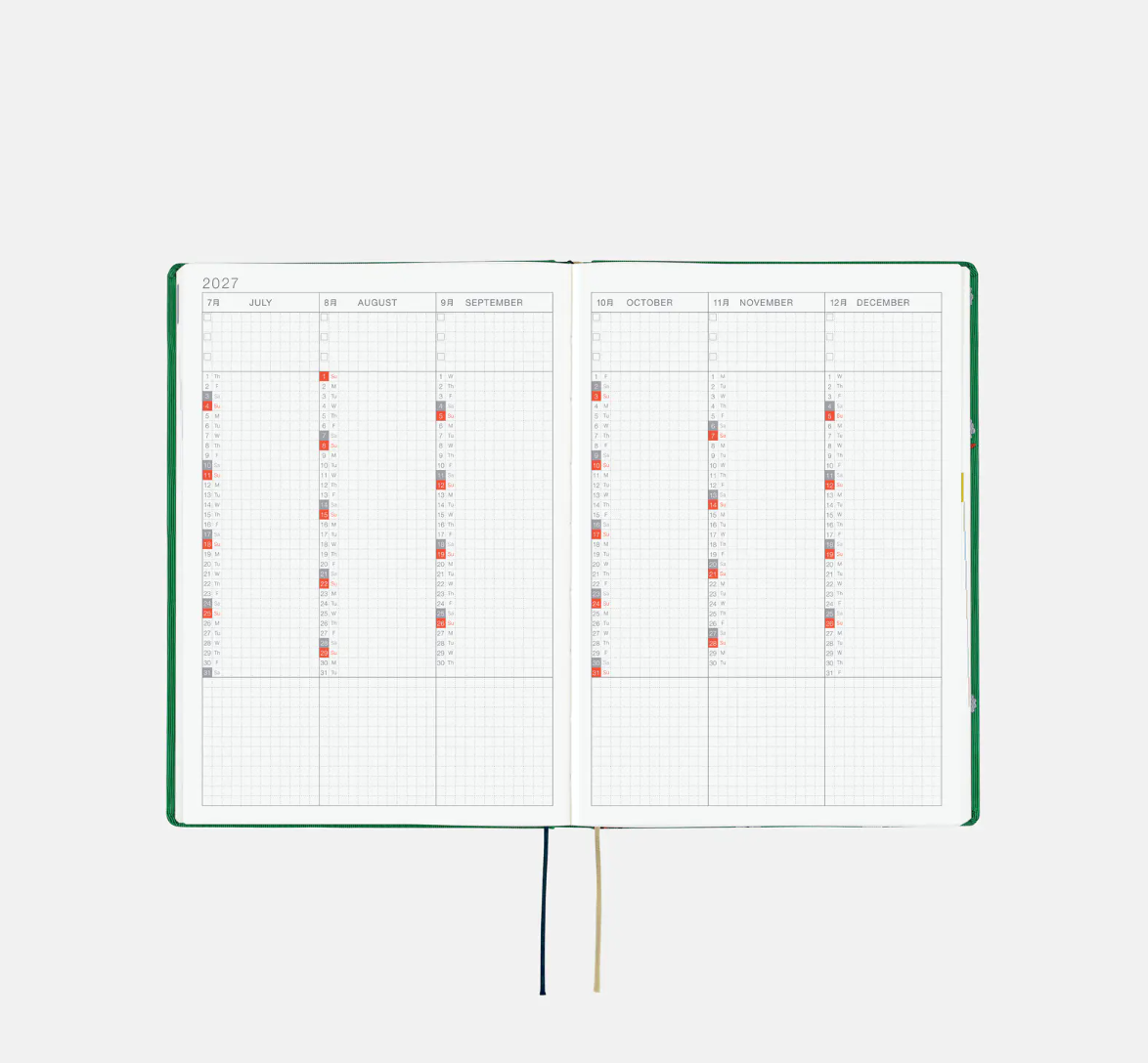 PREORDER: Hobonichi Techo 2027 HON Bow & Tie: Sheep Sheep Sheep