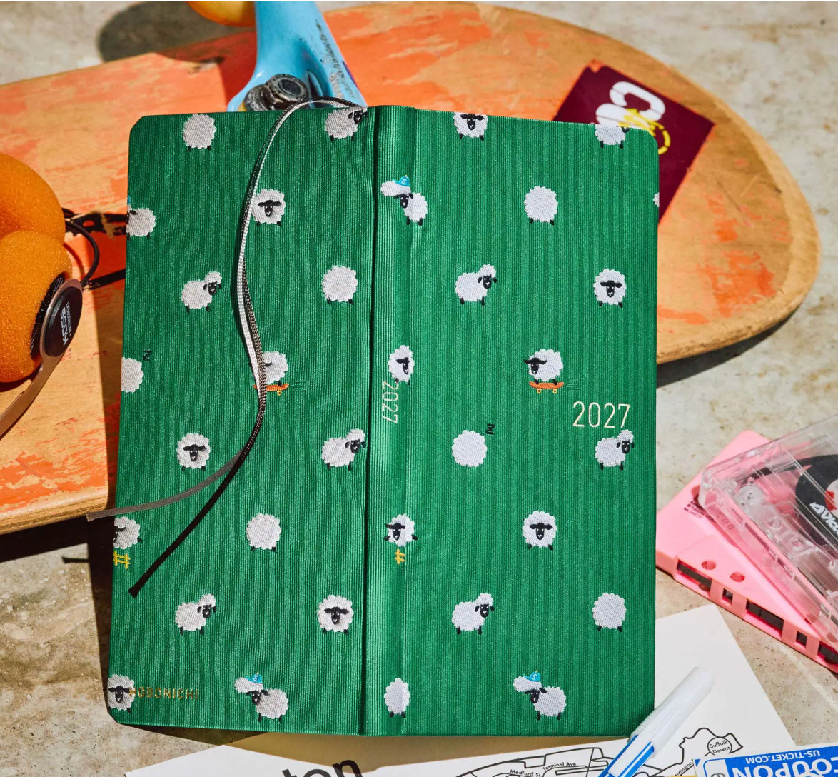 PREORDER: Hobonichi Techo 2027 HON Bow & Tie: Sheep Sheep Sheep