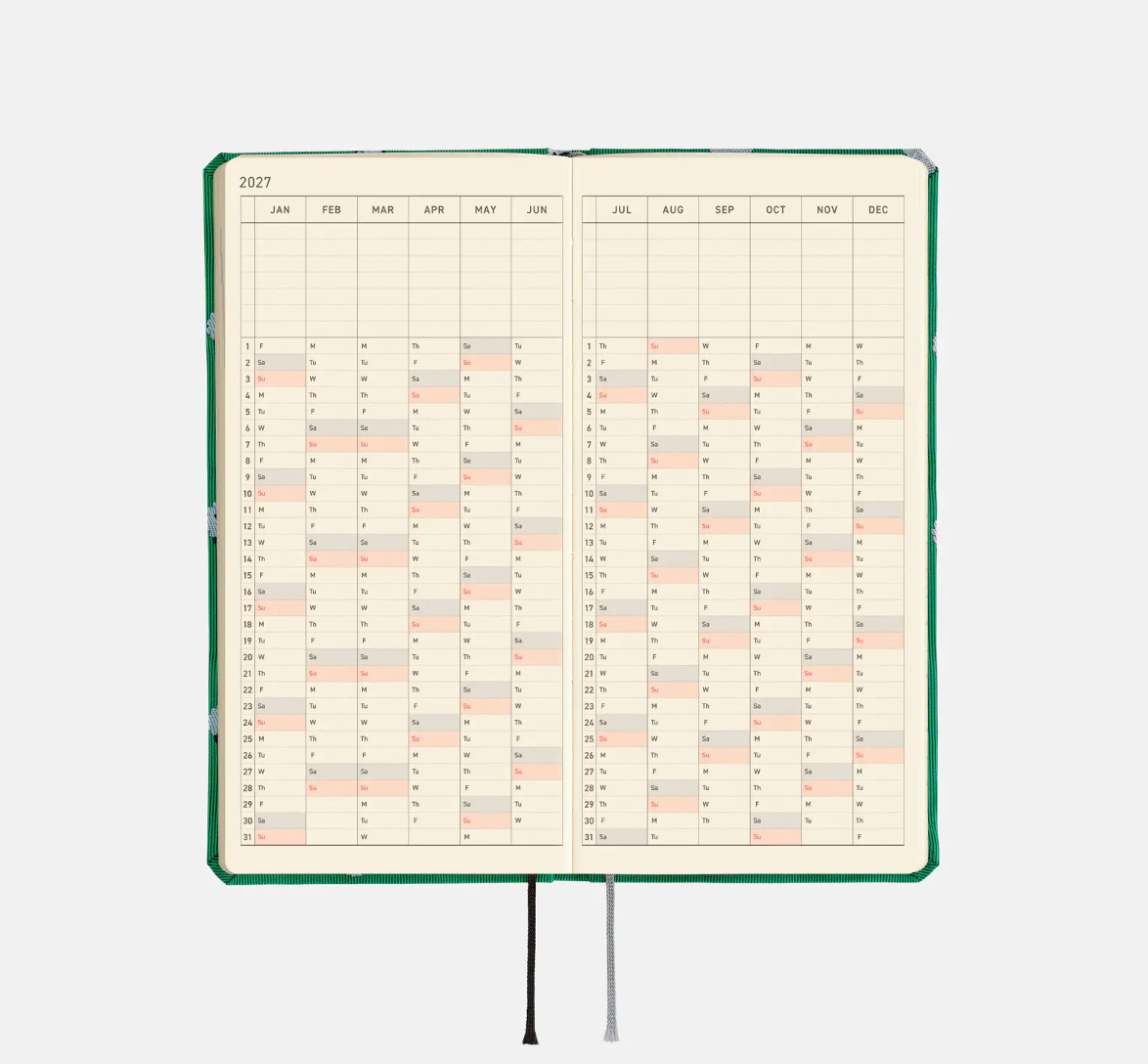 PREORDER: Hobonichi Techo 2027 HON Bow & Tie: Sheep Sheep Sheep