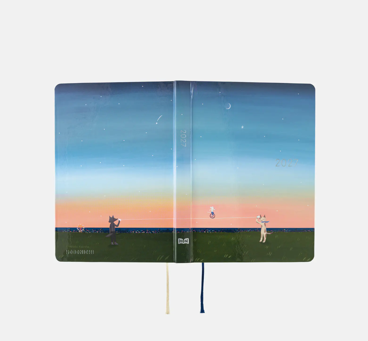 PREORDER: Hobonichi Techo 2027 HON Hiroko Kubota: String Telephone Until the Moon is Full