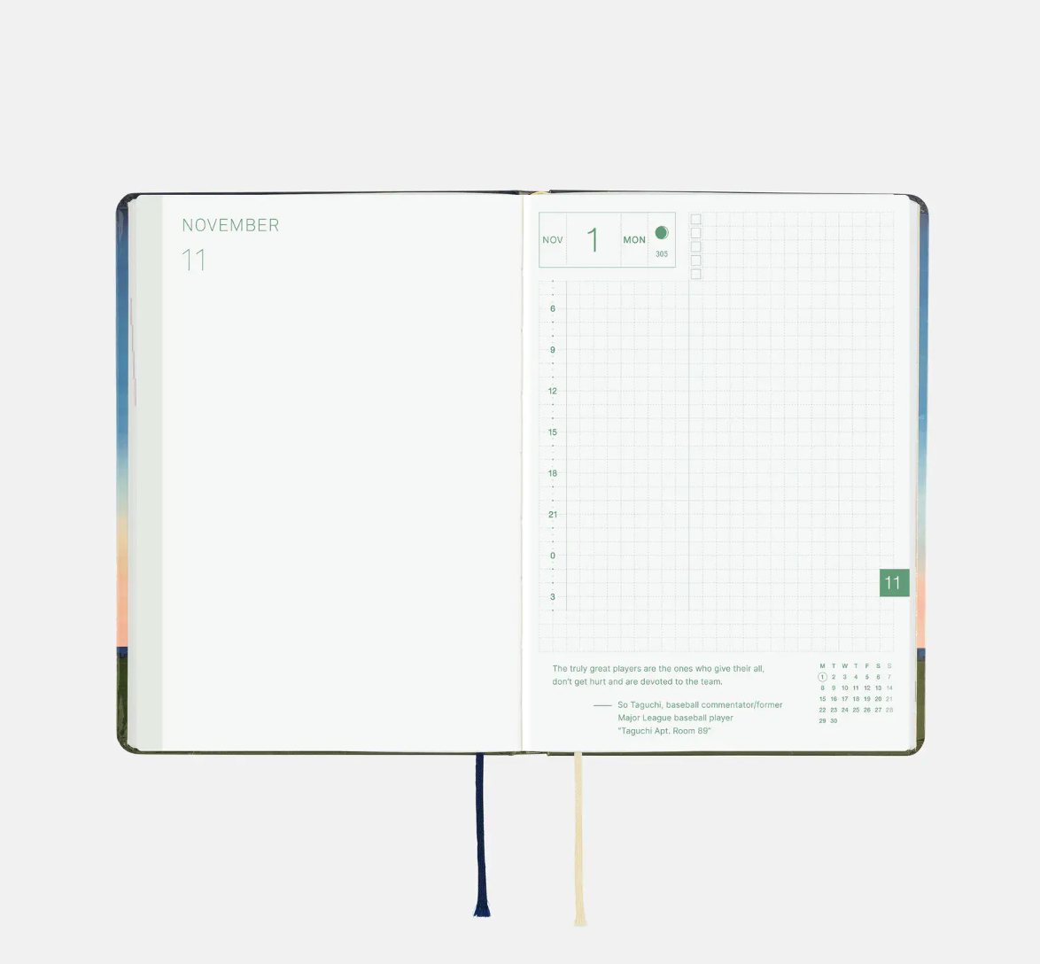 PREORDER: Hobonichi Techo 2027 HON Hiroko Kubota: String Telephone Until the Moon is Full