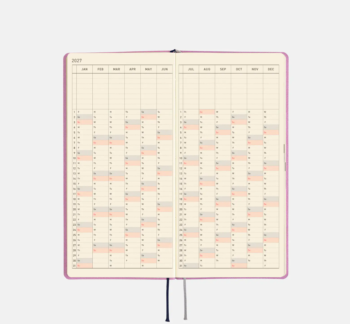 PREORDER: Hobonichi Techo 2027 Weeks Smooth