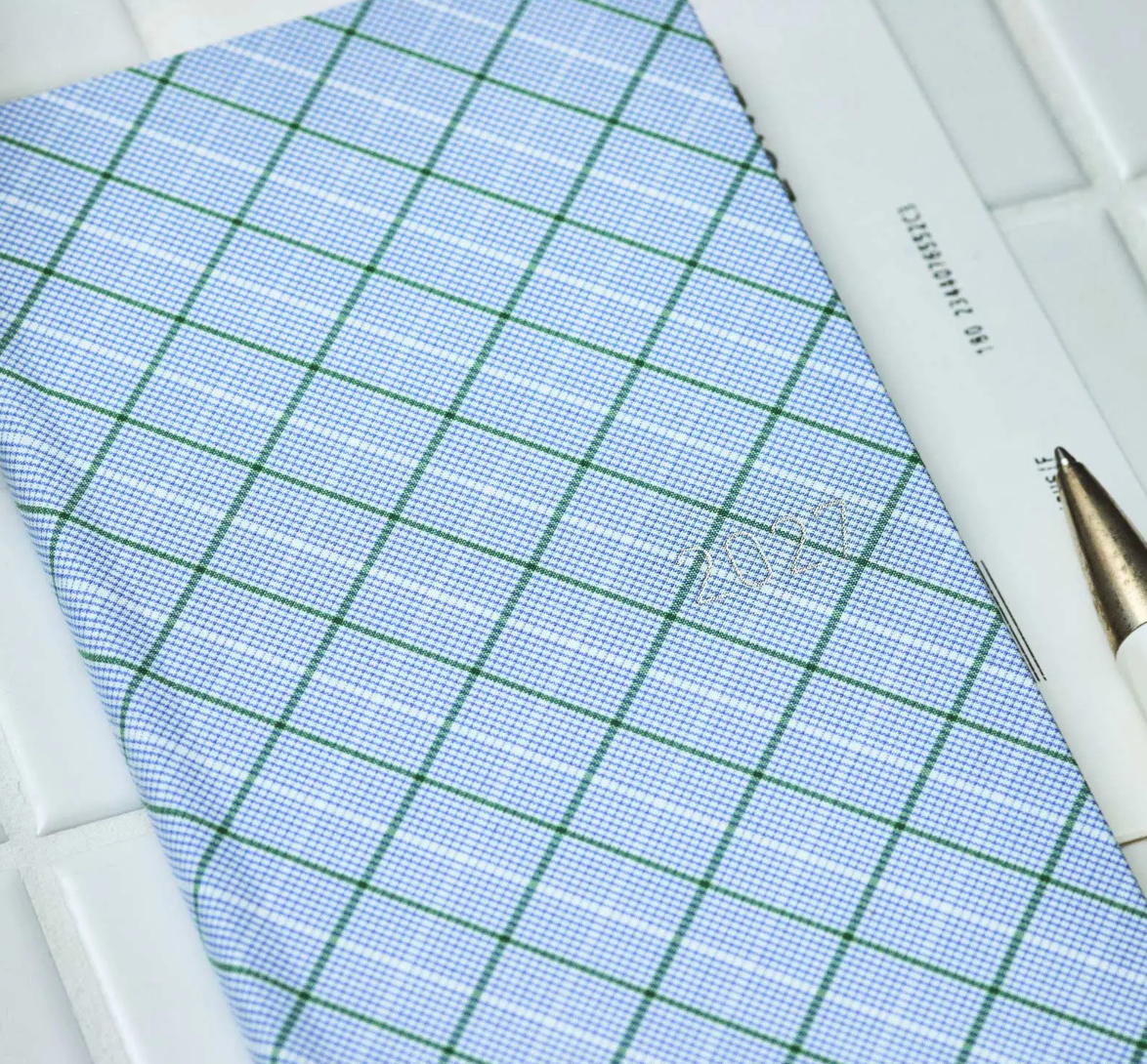 PREORDER: Hobonichi Techo 2027 Weeks Shirt Fabric: Graph Plaid